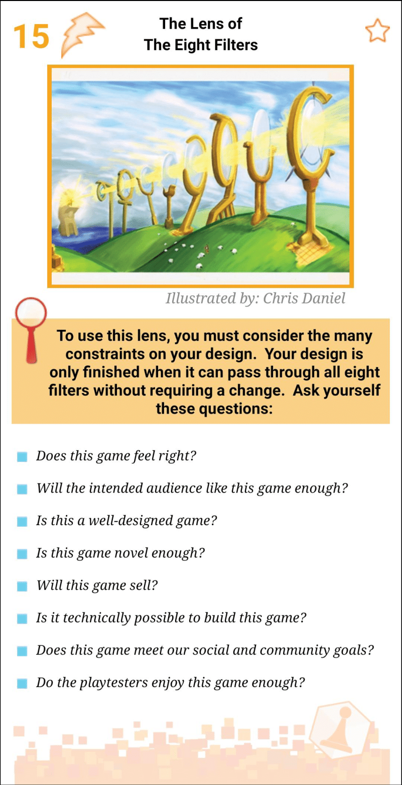 Lens 15 - The Eight Filters
